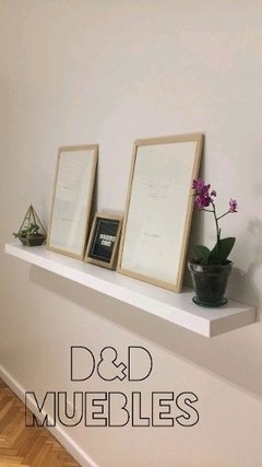Estante Flotante 050 X 020 En Paraiso. - D&D Muebles