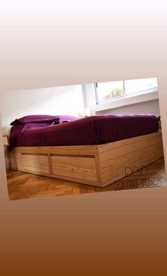 2 Plazas Box En Paraiso C/ Cajones Y Baulera 190 x 140