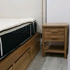 Mesa de luz de petiribi de doble cajon en internet