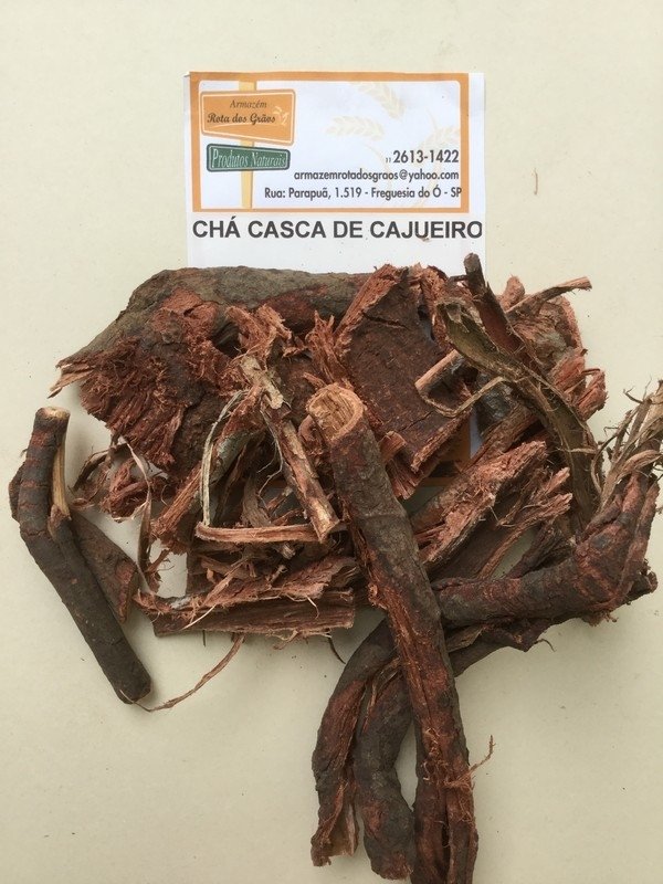 CASCA DE CAJUEIRO - 100g - ARMAZÉM ROTA DOS GRÃOS