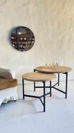 Imagen de Mesa Ratona de Hierro y Madera Petiribi