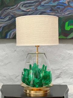 Lampara Plumas Verdes en internet