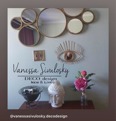 Espejos De Hierro Redondo - Vanessa Sivulosky