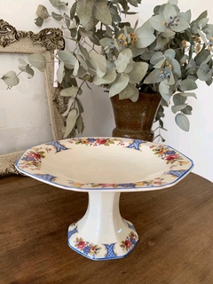 Frutera con pie /Pie de torta inglesa Woods Ivory Ware
