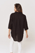 Imagen de Camisa Lino Larga Oversize Negro