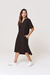 Vestido Largo Lino Negro - comprar online