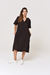 Vestido Largo Lino Negro