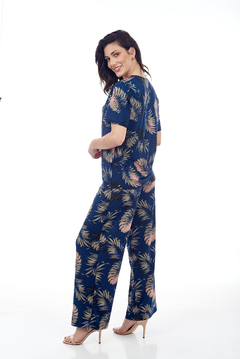 Conjunto En Seda Fria Estampada - Hilo de Seda