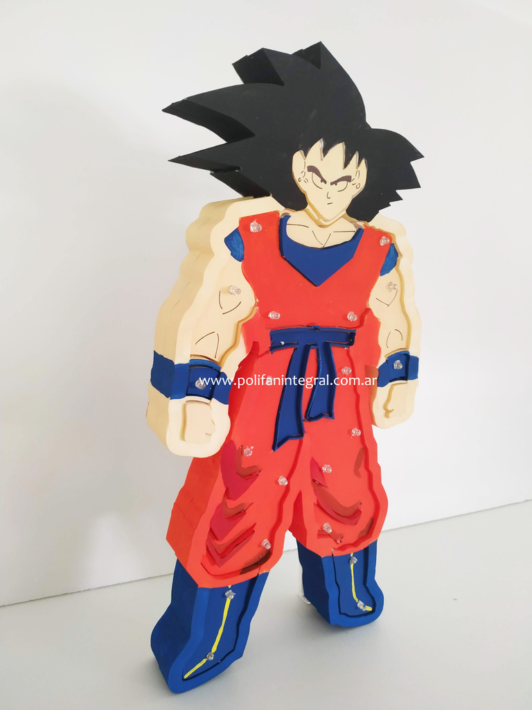 GOKU en polifan con led - Comprar en POLIFAN INTEGRAL GOKU en polifan con led - Comprar en POLIFAN INTEGRAL