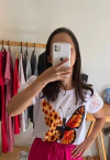 Blusa borboleta Jesus Tule