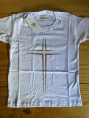 Blusa infantil Cruz dourada