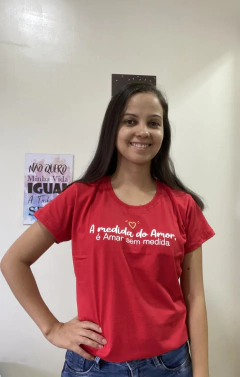 Blusa A Medida do Amor vermelha