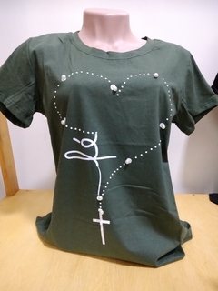 Blusa terço fé