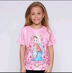 Blusa infantil Rosarinho