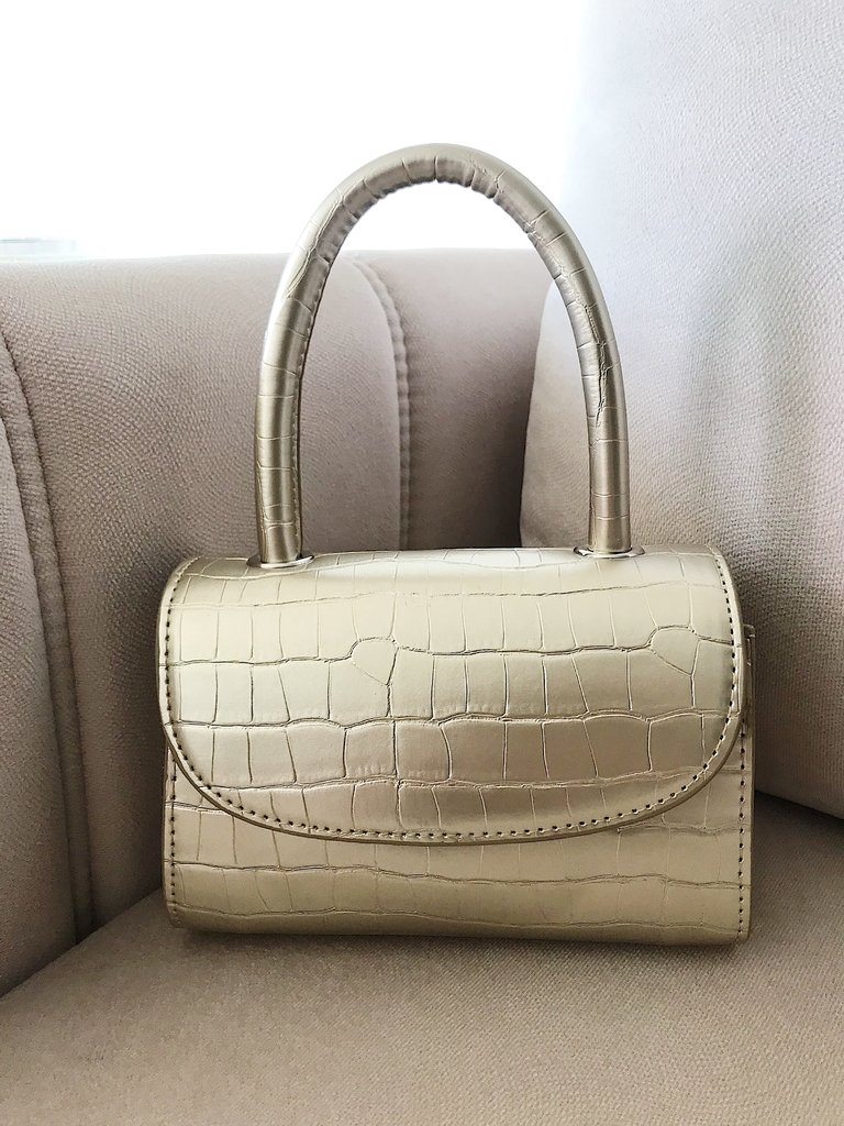 Mini bag dourada Clearance