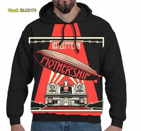 zeppelin moletom com capuz