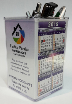 Almanaques Cubo Porta Lapiz 2022 FULL COLOR - comprar online