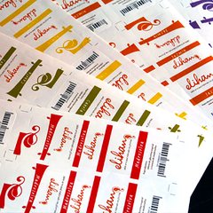 Etiquetas autoadhesivas rectangulares pliegos A3 30x42cm, Super A3 hasta 32x50cm - tienda online