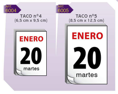 Almanaques Taco Nº 4 y Nº 5 - comprar online