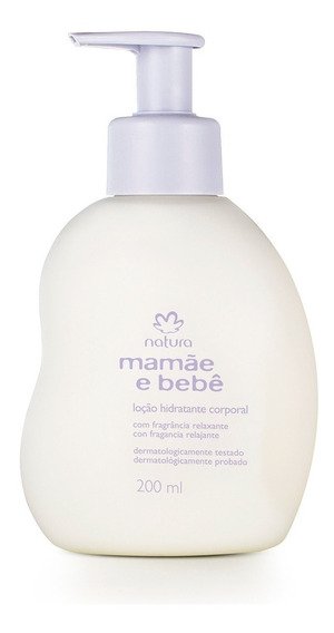 Loção Hidratante infantil bebes Natura fragrancia relaxante