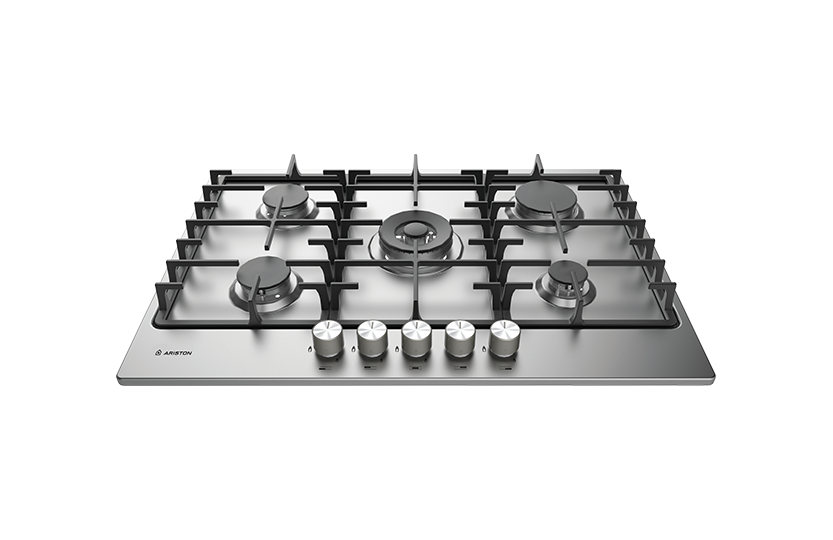 Anafe Ariston Gas 75cm 5h Thc751 Inoxidable