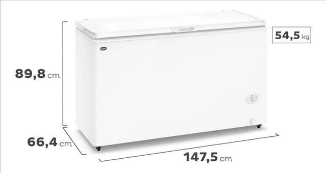 Freezer Horizontal Gafa Blanco Inverter 402lts Fghi400b-xl