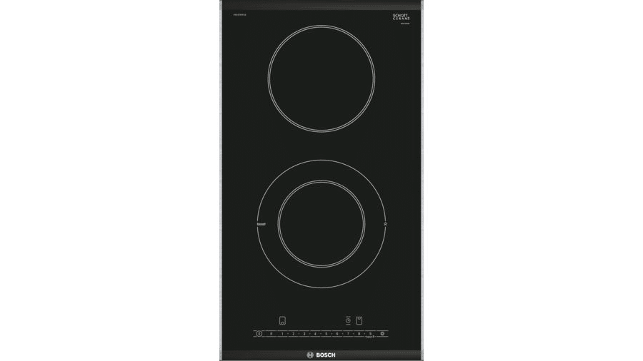 ANAFE BOSCH ELECTRICO VITROCERAMICO 30CM 2 HORNALLAS PKF375FP1E
