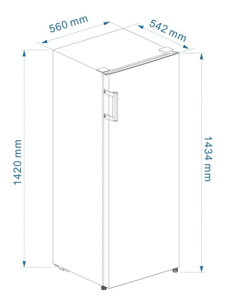 Freezer Hisense 166 Lt Vertical Plata Rs20dcs