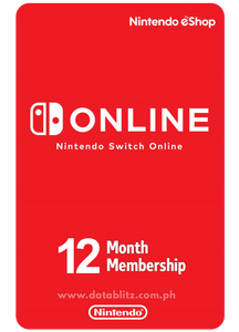Tarjeta de regalo Nintendo Switch Online - 12 Months Subscription (US) – Email Delivery