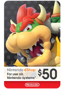 Tarjeta de regalo Nintendo eShop 50 (US) – Email Delivery