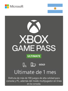 Tarjeta Xbox GAME PASS — Suscripción 1 mes (AR) – Email Delivery