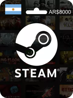 Tarjeta Steam $8000 (AR) – Email Delivery