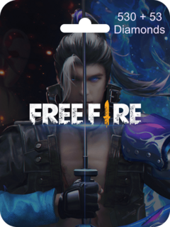 Tarjeta 530 + 53 Free Fire Diamonds Pin - Email Delivery