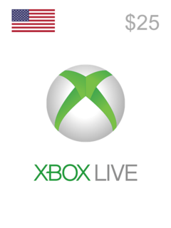 Tarjeta de regalo Xbox 25 (US) – Email Delivery