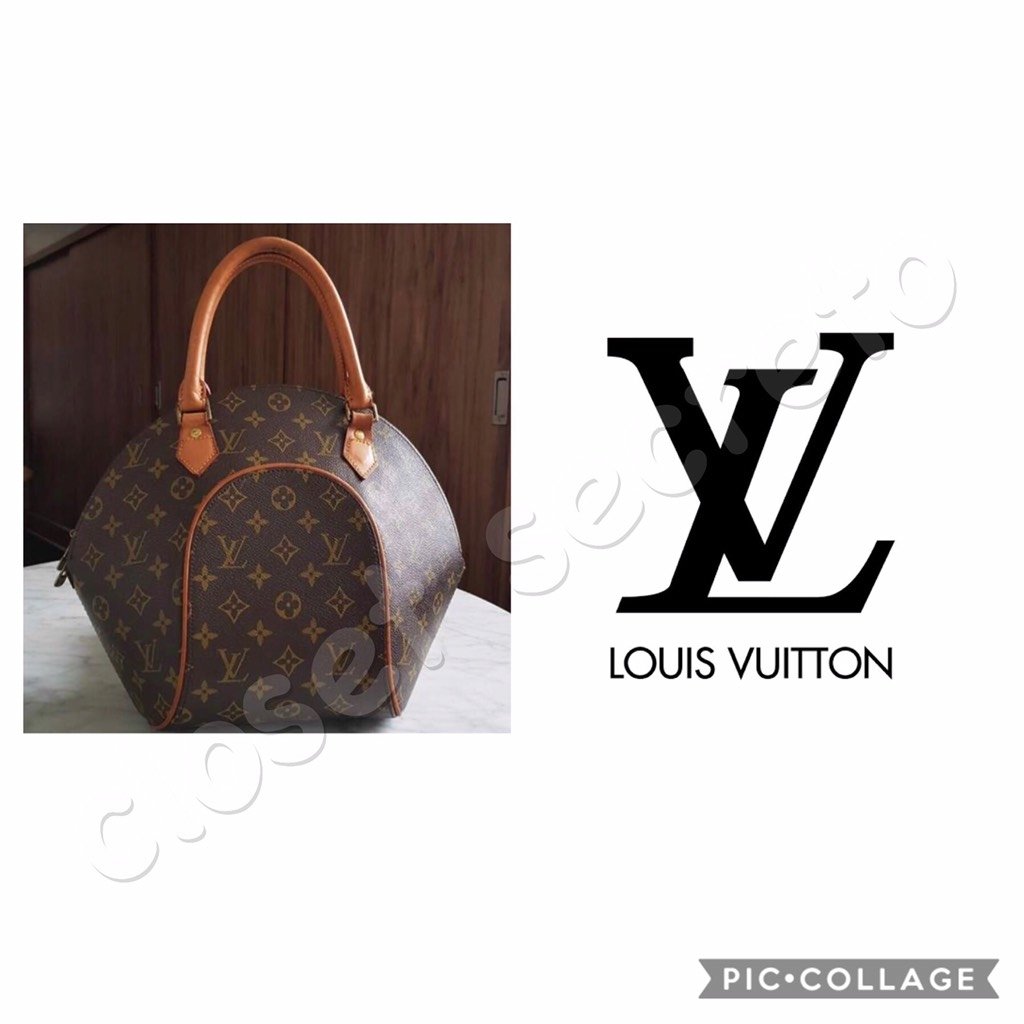 Louis Vuitton: Bolso grande Ellipse en lona monograma ma…