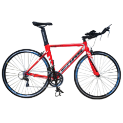 ART. 12400 BICICLETA R 28 TRIATLON SARS 18 VEL. SHIMANO