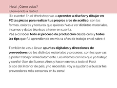 WORKSHOP ONLINE! AROS DE ACRÍLICO + PLUS EMPRENDEDOR • Única Edición Julio 2021! - comprar online