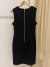Vestido Calvin Klein figura en terciopelo elastizado T.L en internet