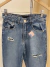 Jean Salsa roturas mom fit tiro alto T.24 - comprar online