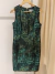 Vestido Calvin Klein tornasolado T.L