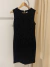 Vestido Calvin Klein figura en terciopelo elastizado T.L