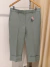 Pantalon Zara verde midi T.L