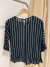 Blusa multimarca rayas y volados T.M en internet