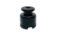 AG0000 Aislador Plástico Campanita Negro Peón - Peón Cercas Eléctricas