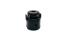 AG0010 Aislador Plástico Campanita c/Traba Negro Peón - comprar online
