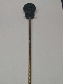 AG0060 Aislador Separador c/Tornillo Largo negro Peón