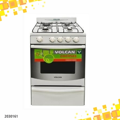 COCINA VOLCAN 89654VM MARRON 4H H Y P