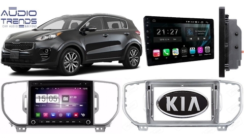 Stereo Multimedia 9" para Kia Sportage 2016 con GPS - WiFi - Mirror Link para Android/Iphone