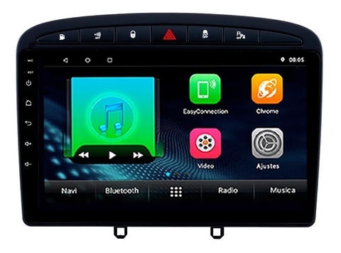 Stereo Multimedia 9" para Peugeot 308 / 408 con GPS - WiFi - Mirror Link para Android/Iphone