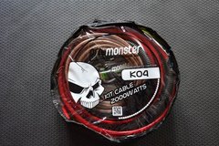 Kit Cables Instalacion Potencia Hasta 2600w Monster Panter